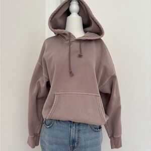 TNA Aritzia Casual Mauve Hoodie for Women
